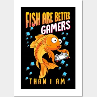 Funny Gamer Saying Posters and Art